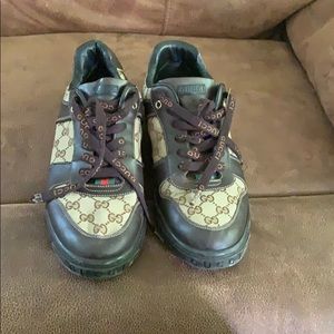 Men Gucci sneakers size 11.5